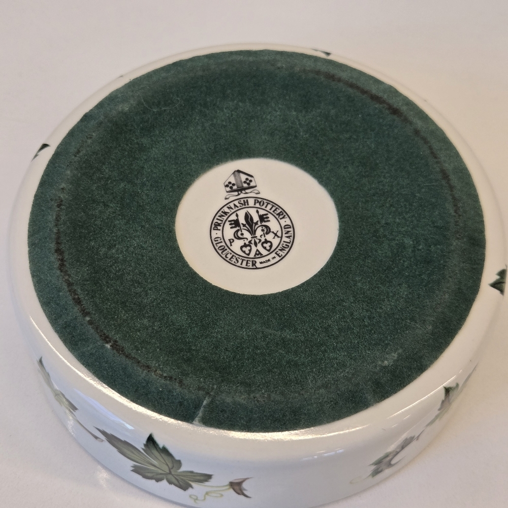 1960s Prinknash Abbey Wine Bottle Coaster - Picture 9 of 9